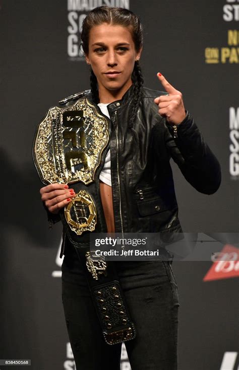 Former UFC Strawweight Champ Joanna Jedrzejczyk .